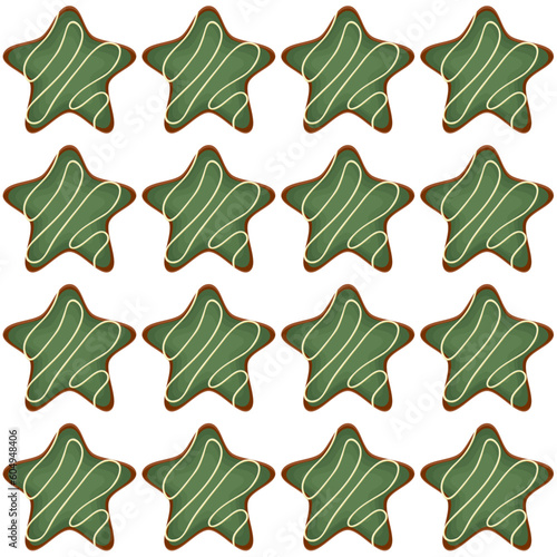 Pattern homemade cookie different taste in pastry biscuit