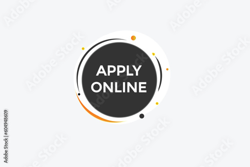 apply online vectors, sign, level bubble speech apply online
