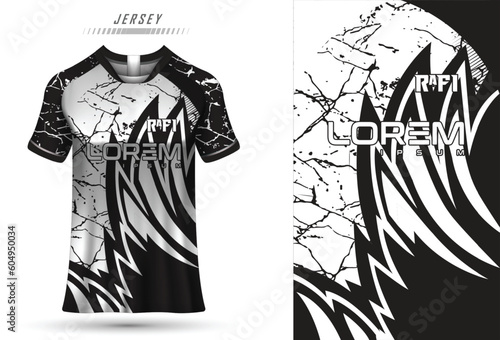 Vector sports jersey template for team uniforms soccer jersey racing