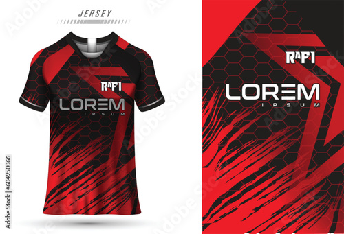 Vector sports jersey template for team uniforms soccer jersey racing