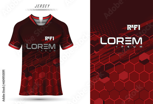 Vector sports jersey template for team uniforms soccer jersey racing