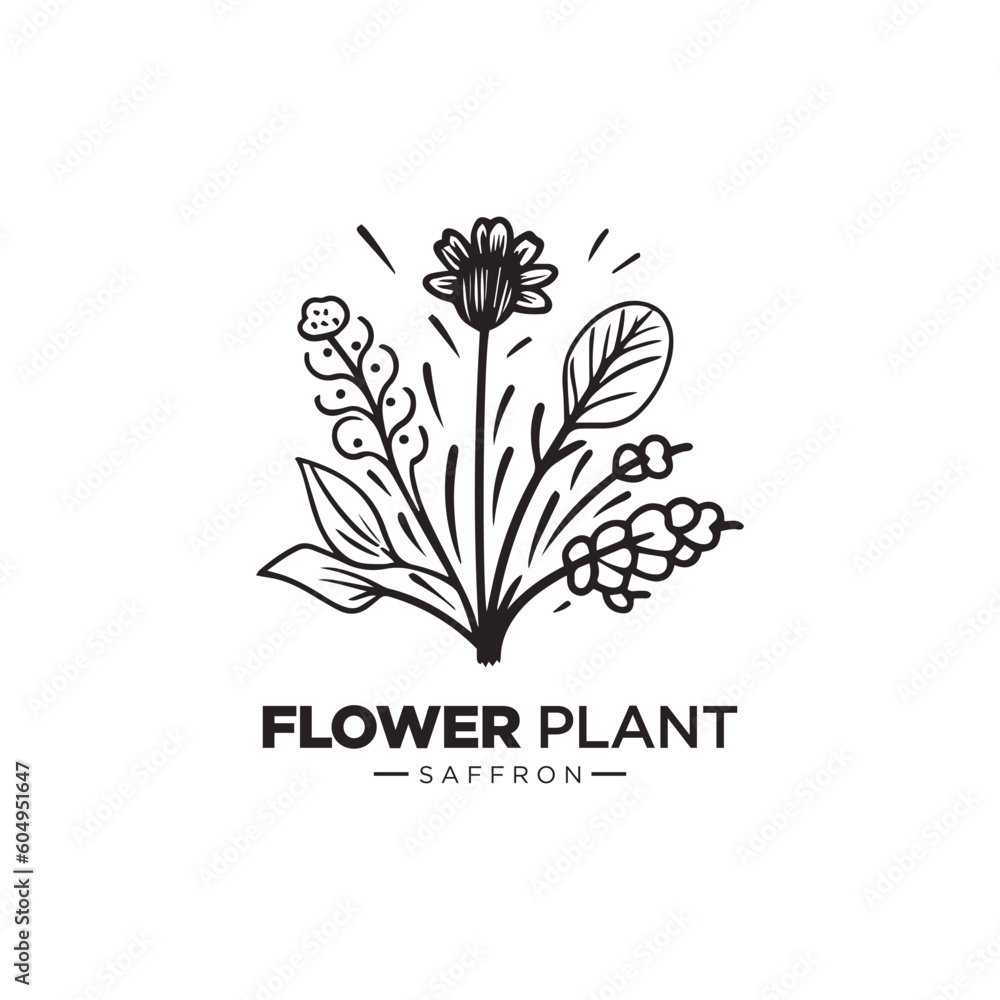 Modern feminine flower with Patels logo vector template Modern feminine flower with Patels logo vector template