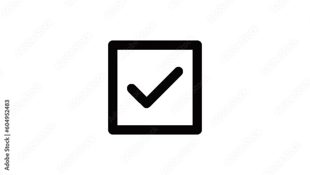 check icon animated background, tick symbol check icon animated background, tick symbol