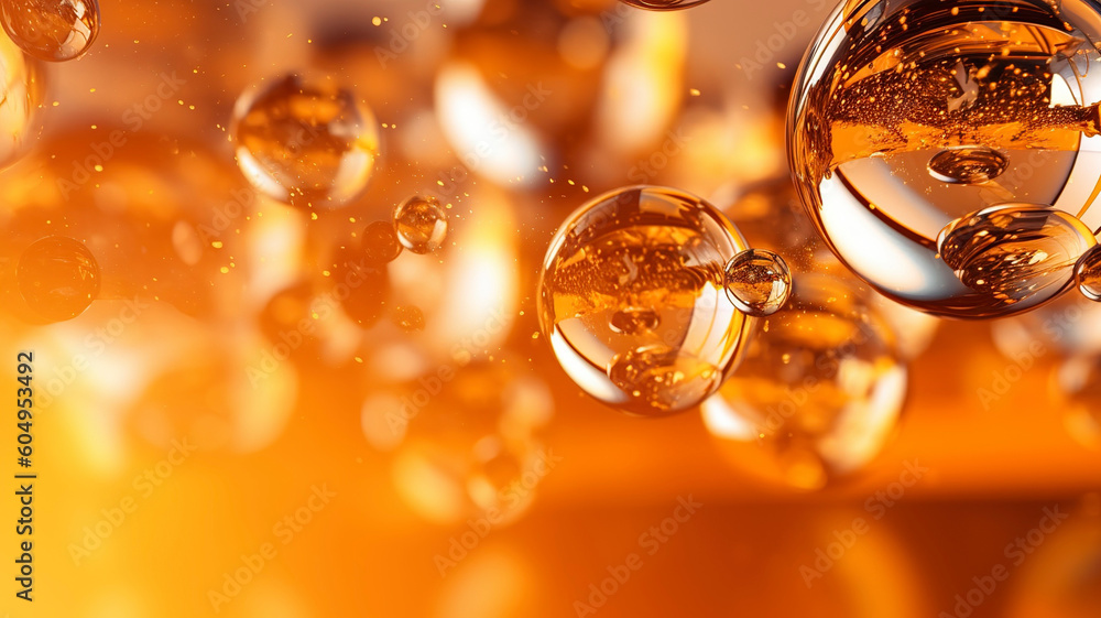 custom made wallpaper toronto digitalAbstract light orange background, with beautiful lighting spots and reflections.