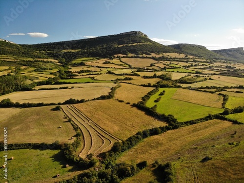 Mowing meadows in northern Spain