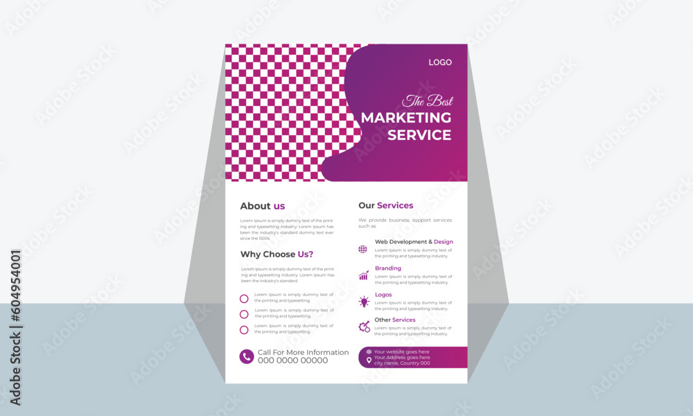 Modern business flyer creative design magenta gradient color business template modern business flyer creative design professional multipurpose leaflet Modern business flyer creative design magenta gradient color business template modern business flyer creative design professional multipurpose leaflet