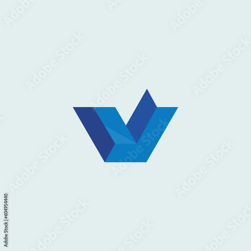 Free Download Letter V modern Vector logo Template - GFXLoad