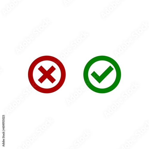 Confirm and deny buttons isolated on white background Free Download Confirm and deny buttons isolated on white background - GFXLoad