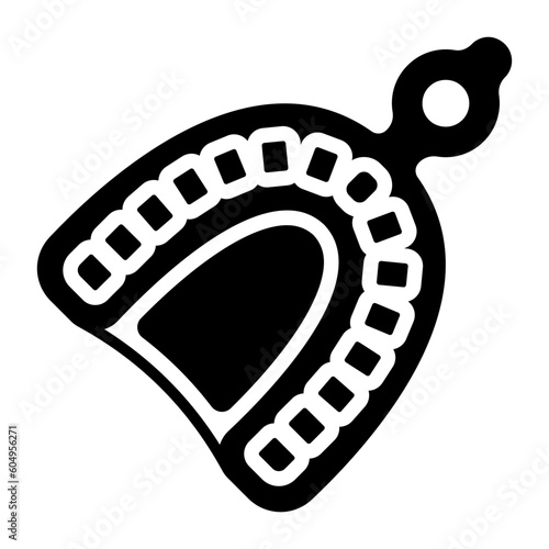 Mouth Guard for Braces Top View concept, orthodontic trainers vector icon design, odontology symbol, oral medicine sign, Dental instrument stock illustration 