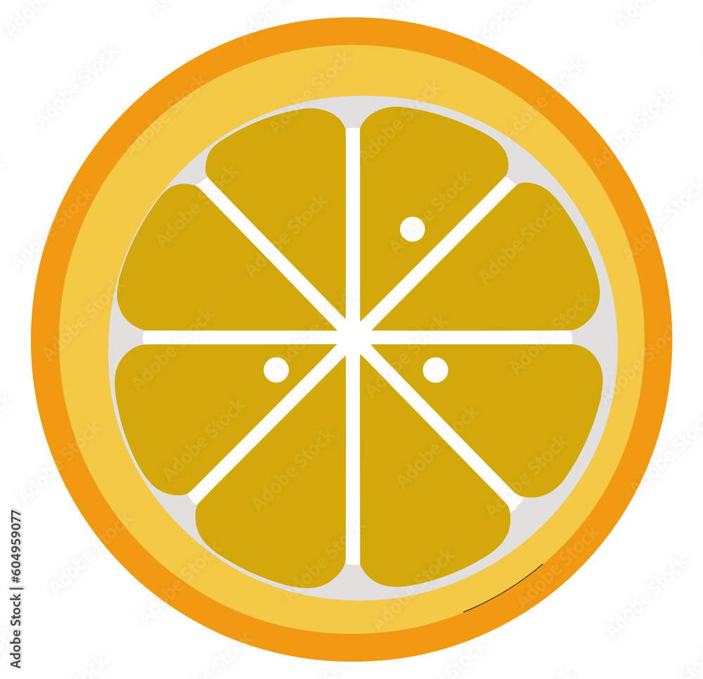 Orange illustration on white transparent background. Orange illustration on white transparent background.