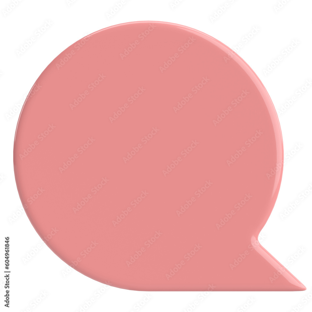 Speech bubble. Chat bubble. 3D illustration. Speech bubble. Chat bubble. 3D illustration.