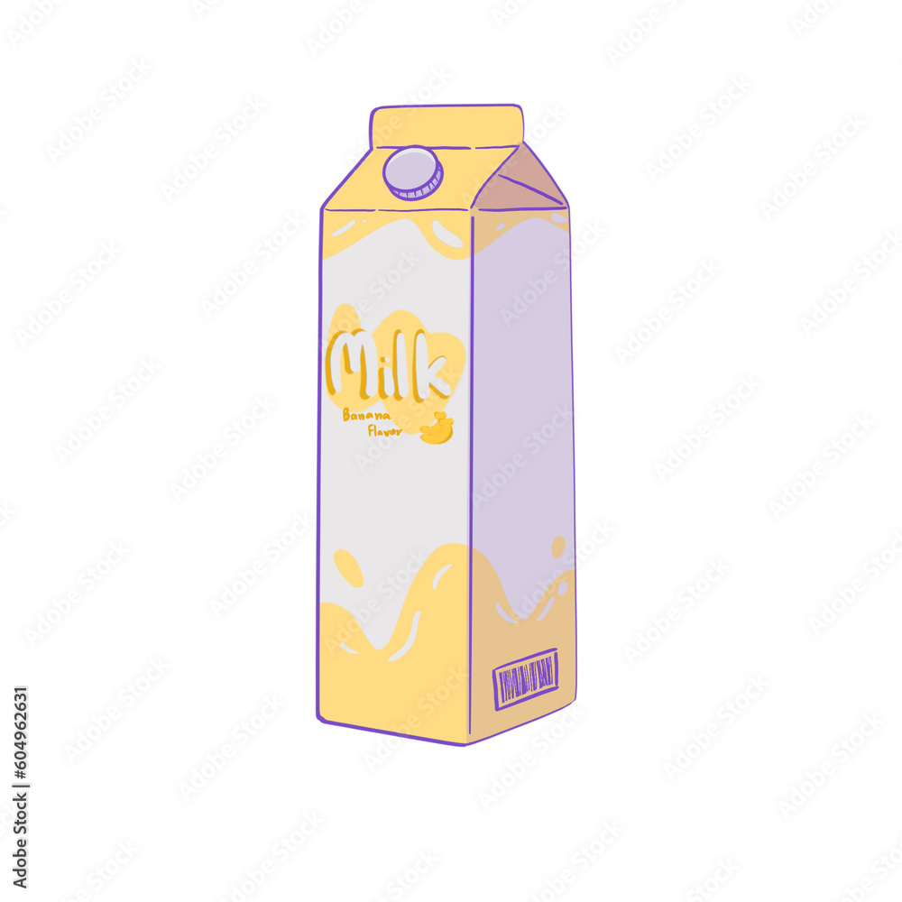 Banana Milk box Banana Milk box