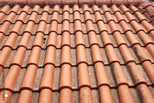 Roof tiles texture