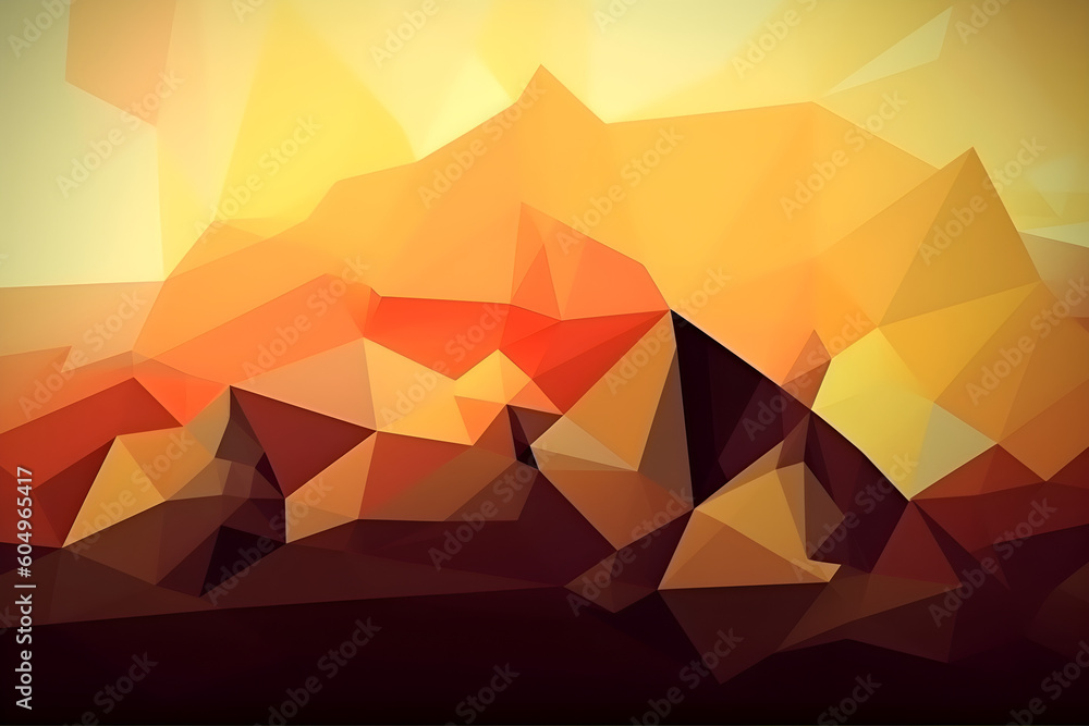 Abstract illustration - modern art colorful painting with geometrical patterns. Generative AI Abstract illustration - modern art colorful painting with geometrical patterns. Generative AI