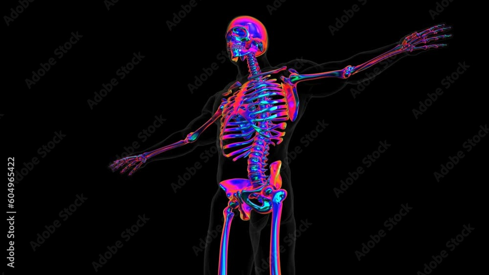 Human skeleton Skull Frontal Bone Anatomy 3D Illustration Human skeleton Skull Frontal Bone Anatomy 3D Illustration