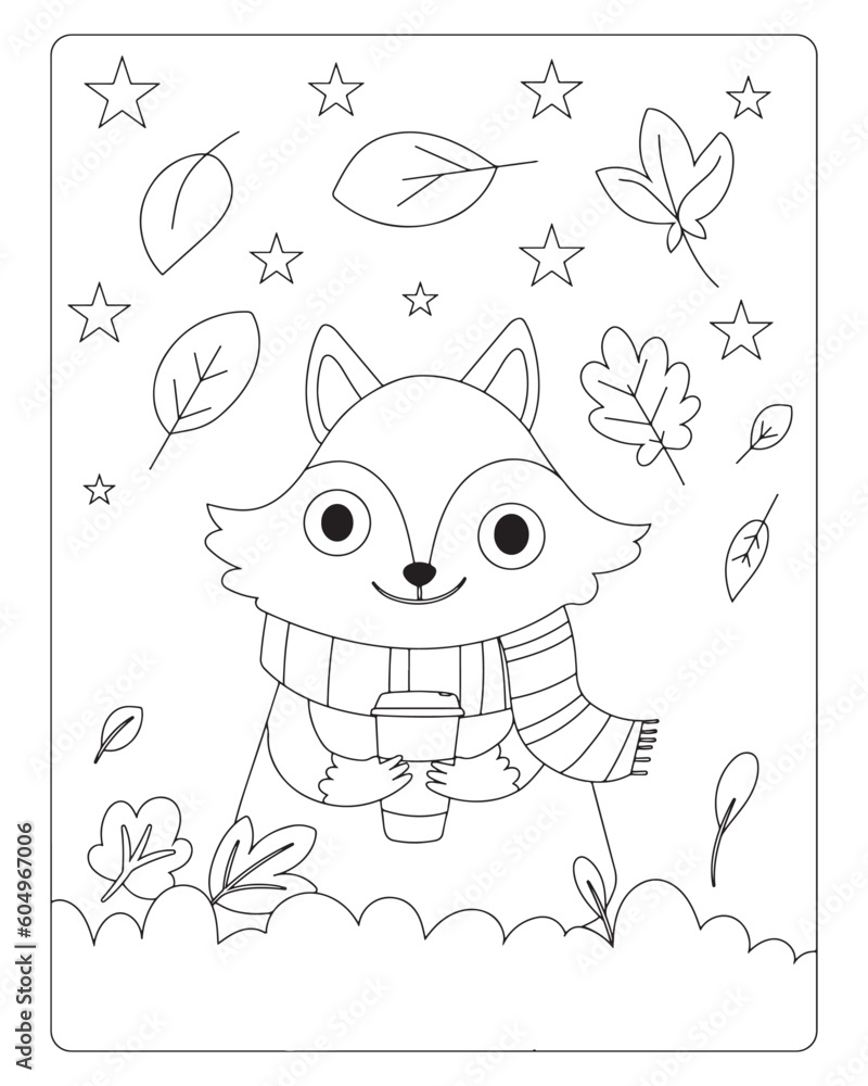 Autumn Coloring Pages for Kids, Autumn Coloring pages, kids Coloring