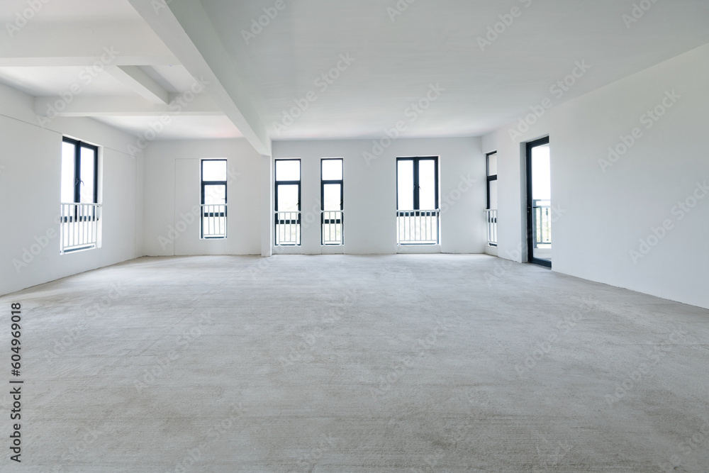 Empty office space in modern building