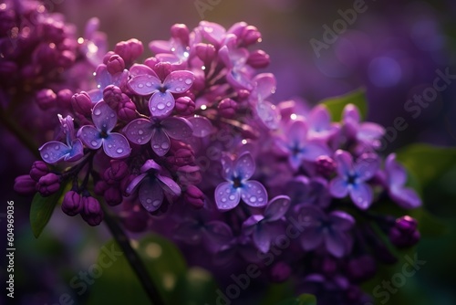 close up of a lilac