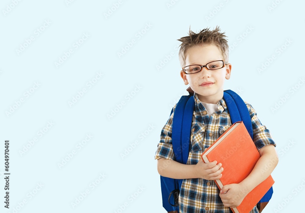 Lovely smart school student posing Lovely smart school student posing