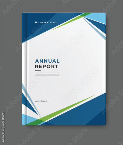 annual report template cover design