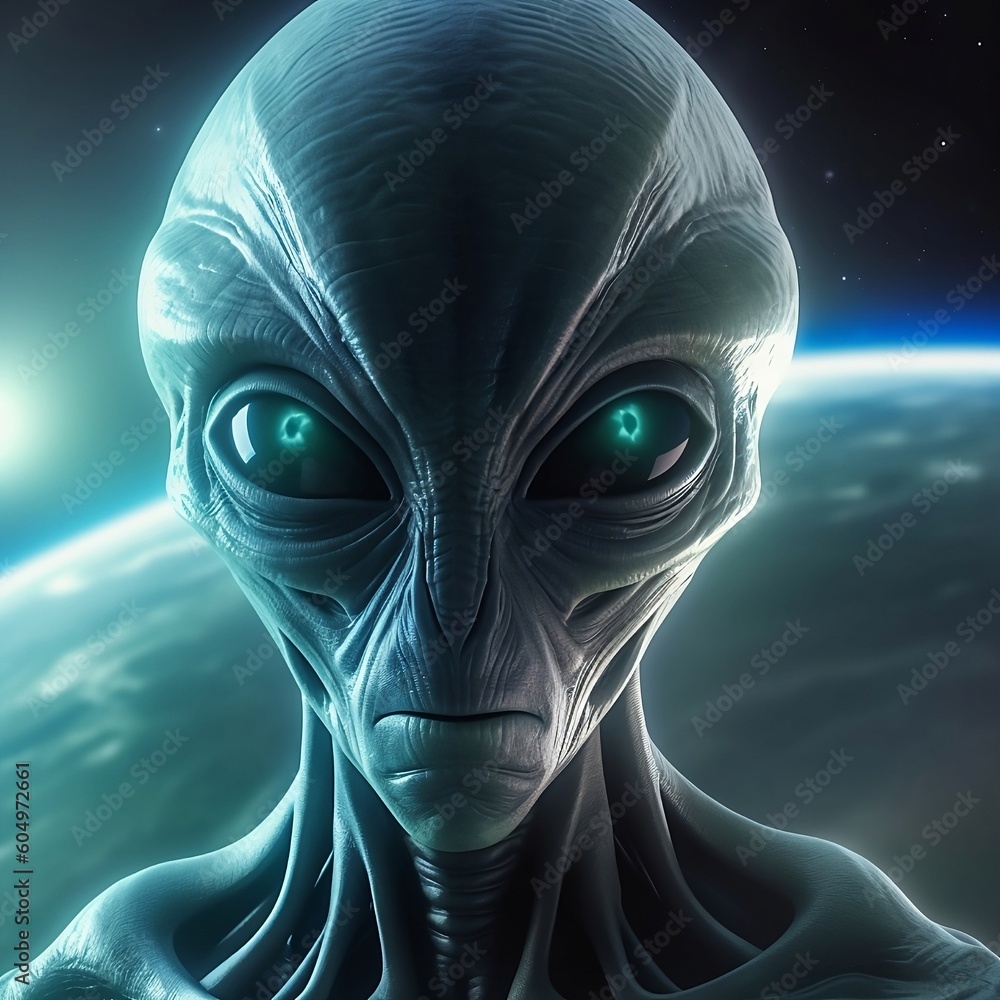 alien in space alien in space