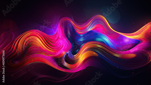 abstract background with glowing lines, created using generative AI tools