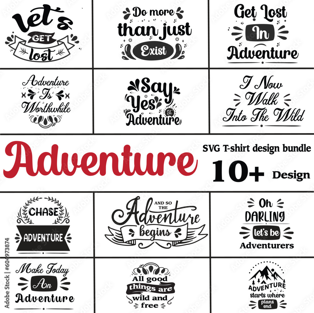 Adventure Vector Illustration set, Adventure svg bundle, Adventure quotes, Adventure Typography Design Bundle svg eps Files Adventure Vector Illustration set, Adventure svg bundle, Adventure quotes, Adventure Typography Design Bundle svg eps Files