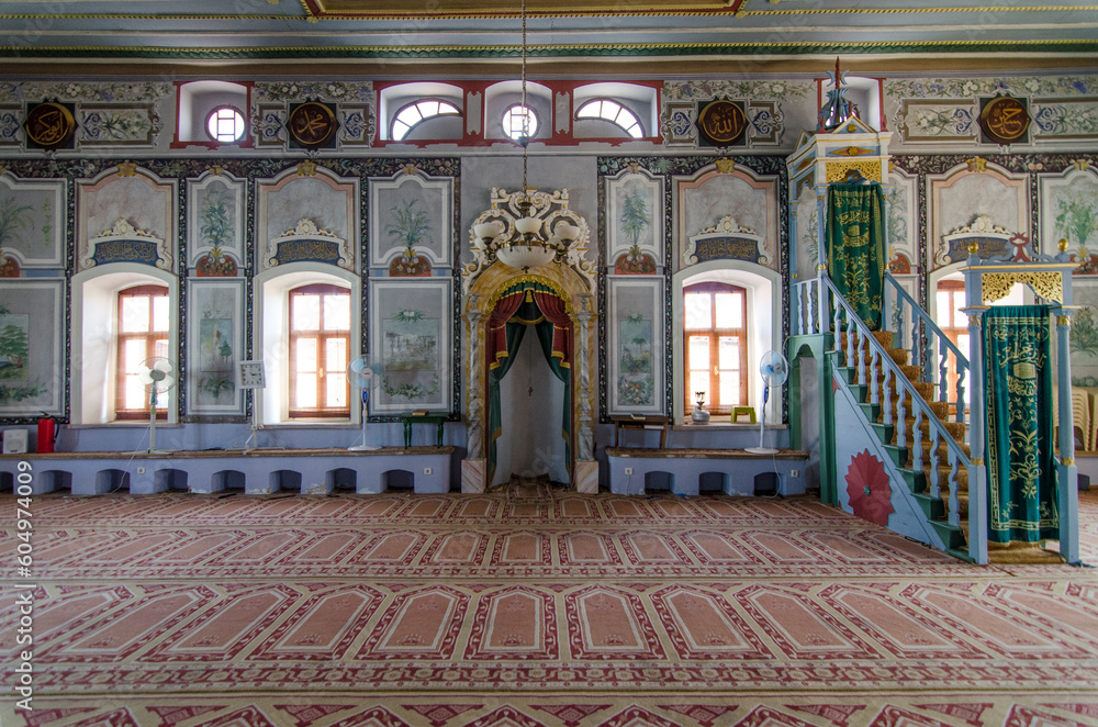 Obraz premium A mosque from the Ottoman period. This mosque is famous for its pen work.