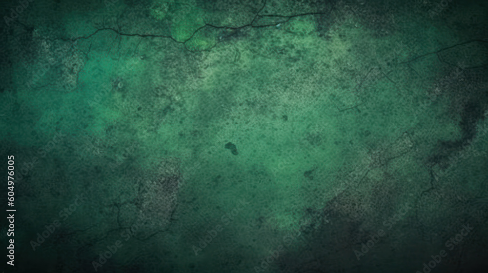 Grunge Noir: Dark Green Black Textured Plaster PowerPoint Background. Generative AI Grunge Noir: Dark Green Black Textured Plaster PowerPoint Background. Generative AI