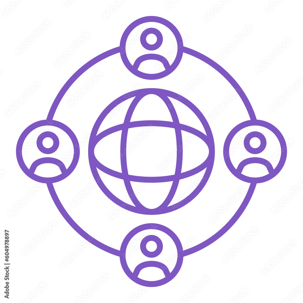 Global Network Icon Global Network Icon