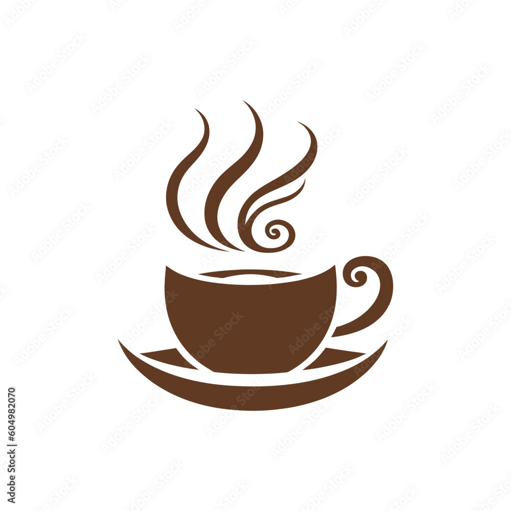 Coffe cup logo. Vector illustration. Coffe cup logo. Vector illustration.