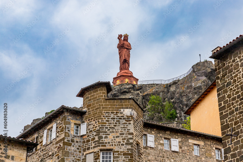 Statue Notre-Dame-de-France du Puy-en-Velay