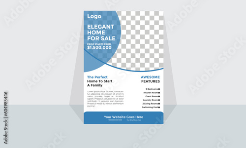 Realstate Flyer Modern Corporate and Creative Business Card Design Template Double-sided -Horizontal Name Card Simple and Clean Visiting  Card Vector illustration Colorful Business Card
