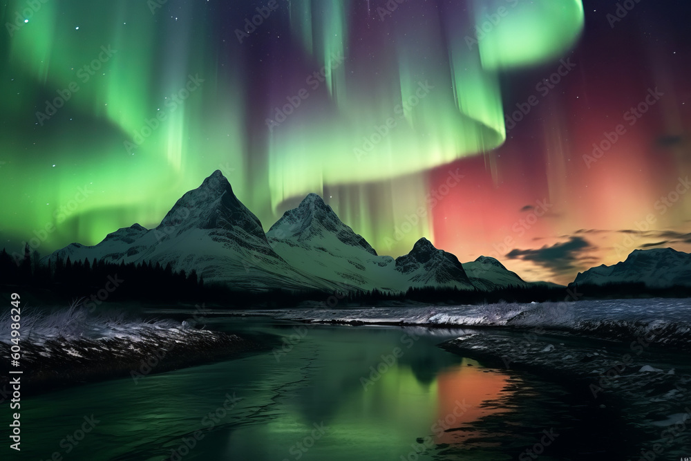 Aurora Borealis, Nordlicht, Polarlicht