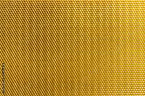 Obraz na plátně Background texture and pattern of section voshchina of wax honeycomb from a bee hive for filled with honey