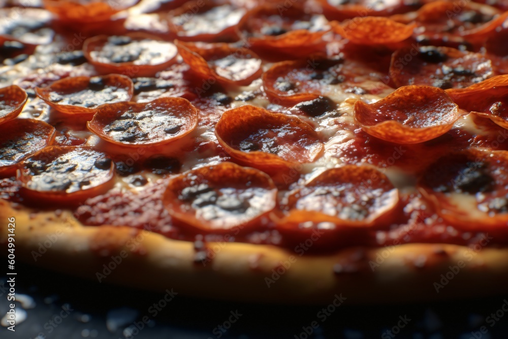 Close up of a pizza Close up of a pizza