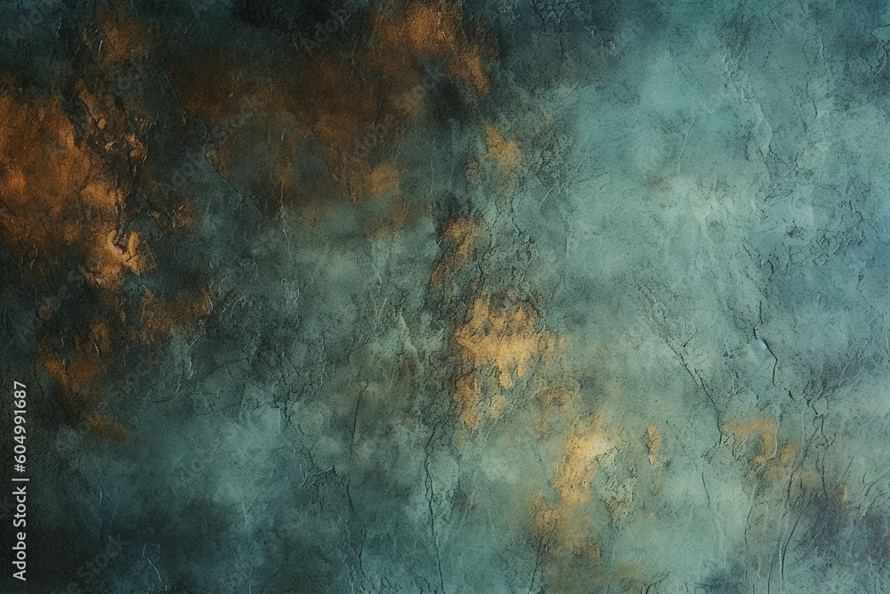 blue grunge background with rust stains