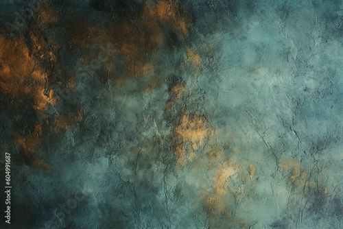 blue grunge background with rust stains