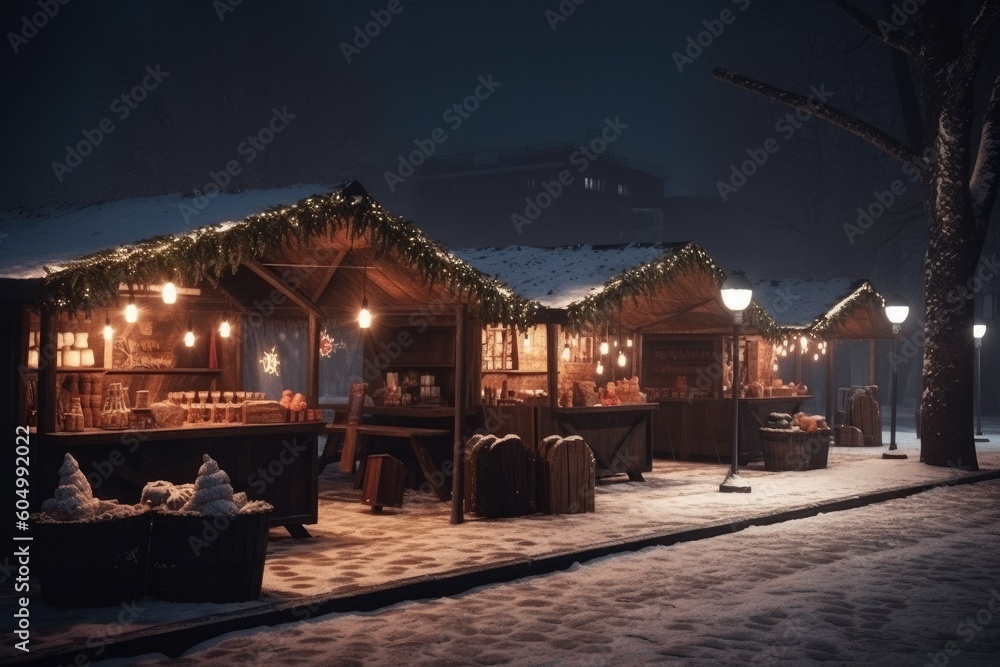 Obraz premium Christmas Market