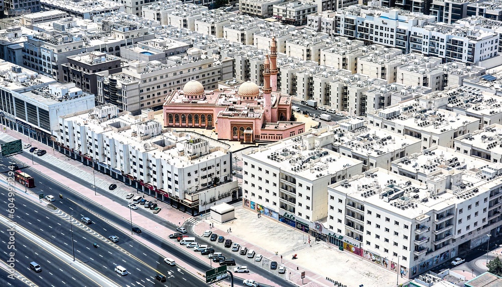 Mosque in Modern Arabic City - Dubai, UAE