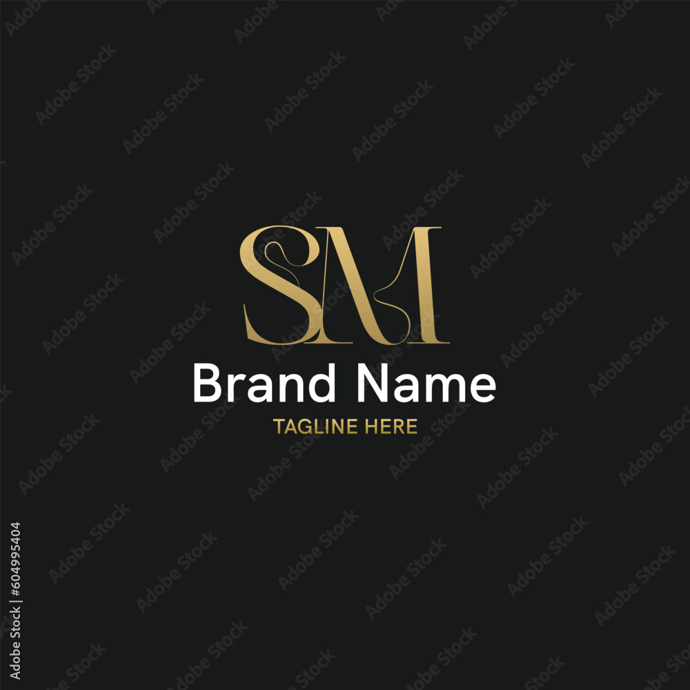 Innovative Initial Logo Solutions with letter SM
