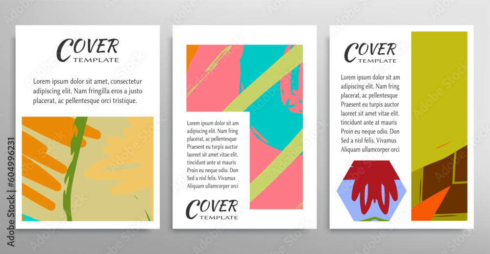 Abstract backgrouns set, grunge texture. Minimalistic art, brush strokes style. Design for card, brochure, banner idea, book cover, booklet print, flyer sheet a4. Collage page, web header template. Abstract backgrouns set, grunge texture. Minimalistic art, brush strokes style. Design for card, brochure, banner idea, book cover, booklet print, flyer sheet a4. Collage page, web header template.