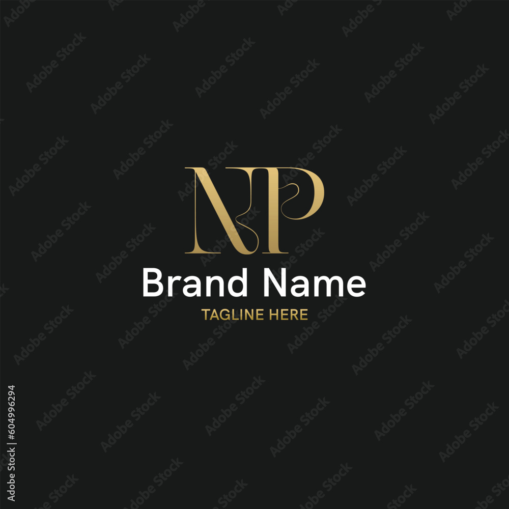 Innovative Initial Logo Solutions with letter NP