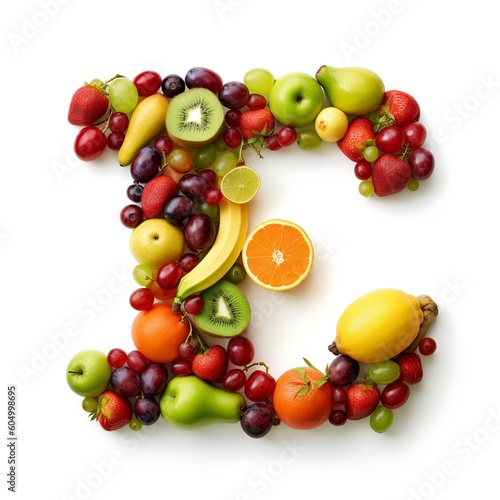 fruit  letter  alphabet  food  apple  orange  fruits  fresh  grape  healthy  banana  grapes  isolated  green  ripe  red  strawberry  diet  lemon  tropical  pineapple  kiwi  pear  generative ai