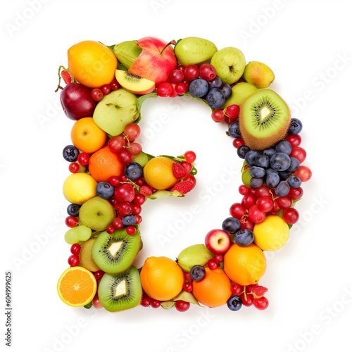 fruit letter alphabet