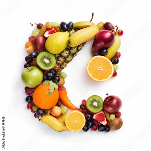 fruit letter alphabet