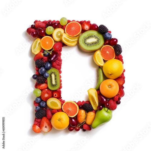 fruit letter alphabet