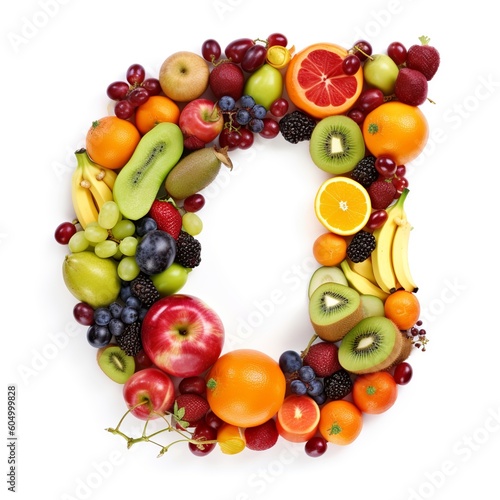 fruit letter alphabet © Eugene