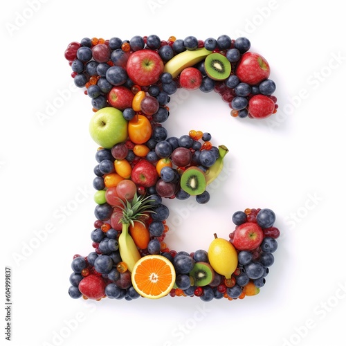 fruit letter alphabet