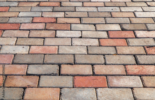 Wallpaper Mural Paving slabs, paving stones, brick pavement as a background Torontodigital.ca